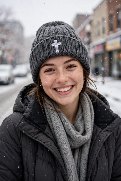 "Cozy Winter" Knit Beanie