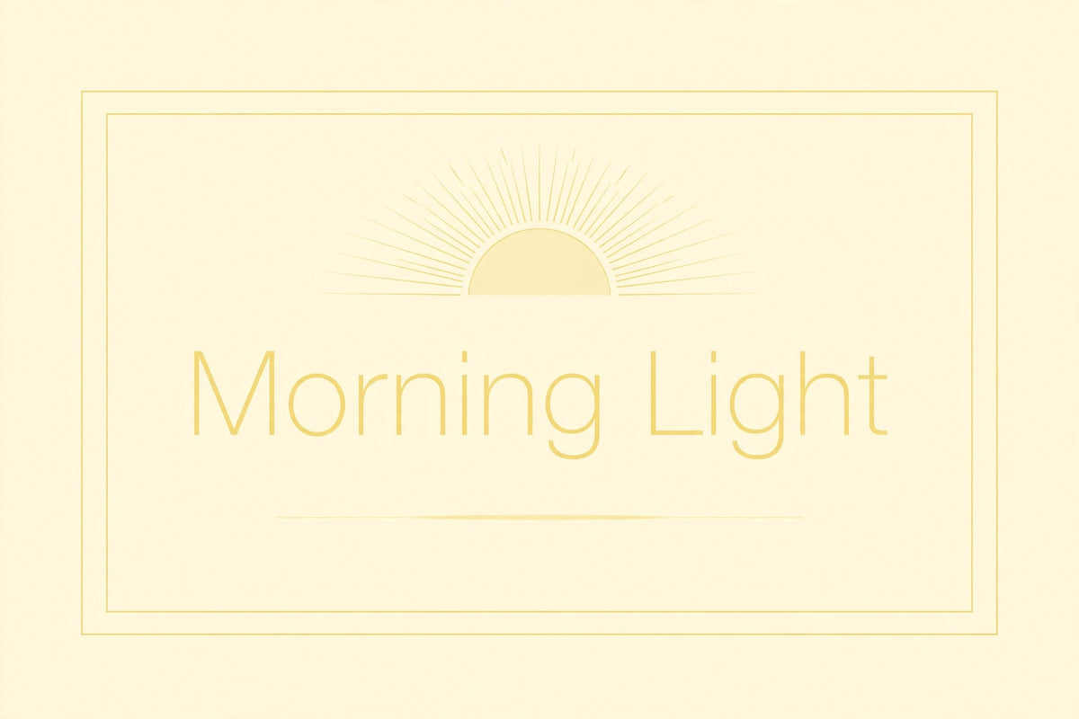 "Morning Light" Soy Candle design