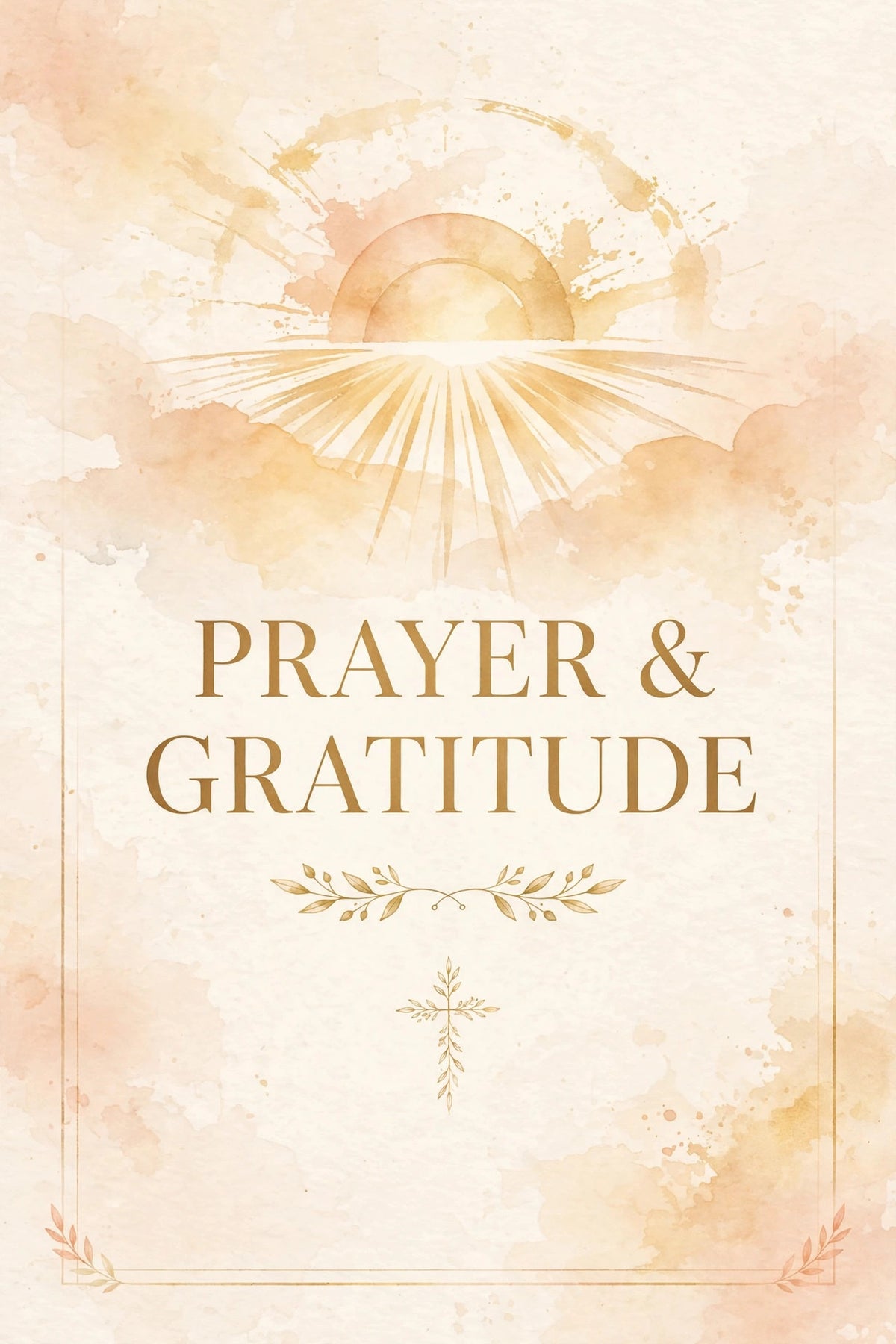 Prayer & Gratitude Journal design